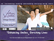 Tablet Screenshot of gavillagedental.com